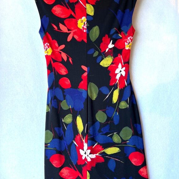Lauren Ralph Lauren Colorful Floral Dress Size 10P - Picture 3 of 11